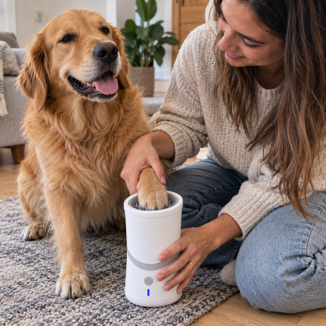 LuckyDog™ Limpiador Eléctrico de Patas 360°
